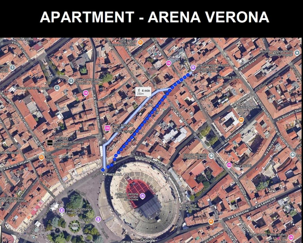 Arena Suite Mazzini Verona Centro Exterior foto